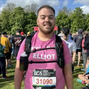 Hero - Elliot Deady before the London Marathon
