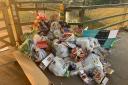 Waste - the rubbish left dumped in Dedham after the heatwave. Picture: Kate Prestidge