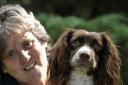 Missy the dog with Gill Lewis, owner of Crofters Kennels