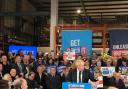 Prime Minister Boris Johnson delights supporters at rally in Colchester