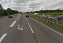 The crash happened on the A127 near the roundabout with the A128