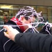 VIDEO: Labour candidate covered in silly string as he campaigns in Basildon