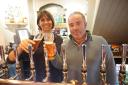 Jo and Lee Worsley at The Kings Arms in Portesham
