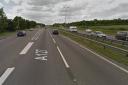 The crash happened on the A127 near the roundabout with the A128
