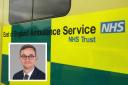 Tom Abell will become the new chief executive of the East of England Ambulance Service