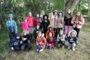 Staff and pupils from Ysgol Derwenfa, in Leeswood, enjoyed an autumn themed day with outdoor learning experts.