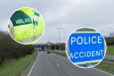 A13 closed in south Essex after crash with 'air ambulance to attend'