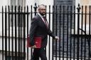 NEW ROLE: James Cleverly arrives in Downing Street, London, for a previous Cabinet meeting