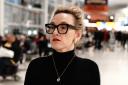 Restaurant critic Grace Dent arrives at Heathrow Airport, London, after leaving the ITV series I’m A Celebrity Get Me Out Of Here! (Aaron Chown/PA)