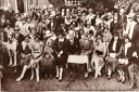 Good cause - members of the RSPCA Southend branch (dogs included) at their annual meeting and garden party in 1930