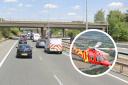 Part of Essex motorway closed as driver rushed to hospital with serious injuries
