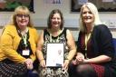 Proud - Tracy Lanham, Volunteer of the Year with Kathleen Ely, Deputy Managing Director, Essex (left) and Heidi Dennis, Barnardo’s Assistant Director (right)