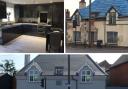 The cottage before and after the revamp