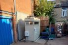 Cooler units: The CO2 gas coolers have already been installed outside Tesco Express in Manningtree