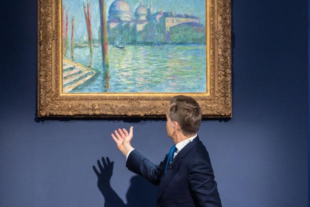 Claude Monet's Le Grand Canal et Santa Maria della Salute