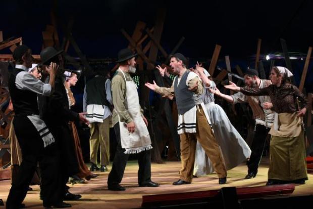 Musical - Fiddler on the Roof was held in a tent on Frinton Greensward for the first time in 2018. Photo: Christian Davies