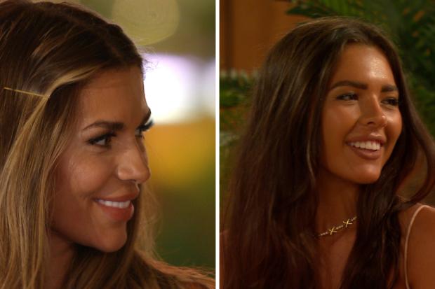 Brentwood Live: Ekin-Su and Gemma on Love Island. Love Island airs at 9pm on ITV2 and ITV Hub. Episodes are available the following morning on BritBox. Credit: ITV