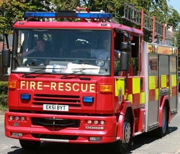 A12 slip road closed due to car fire