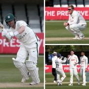 Match drawn - Jake Libby (left) carried his bat to labour to the second-longest LV= Insurance County Championship innings in terms of minutes as Worcestershire drew with champions Essex Pictures: GAVIN ELLIS